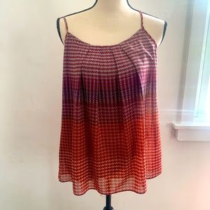 Cute Cabi Houndstooth Multi Colored Tank